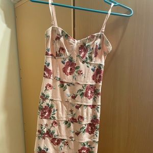 Talula Pink Floral Pretty in Pink Bodycon Dress